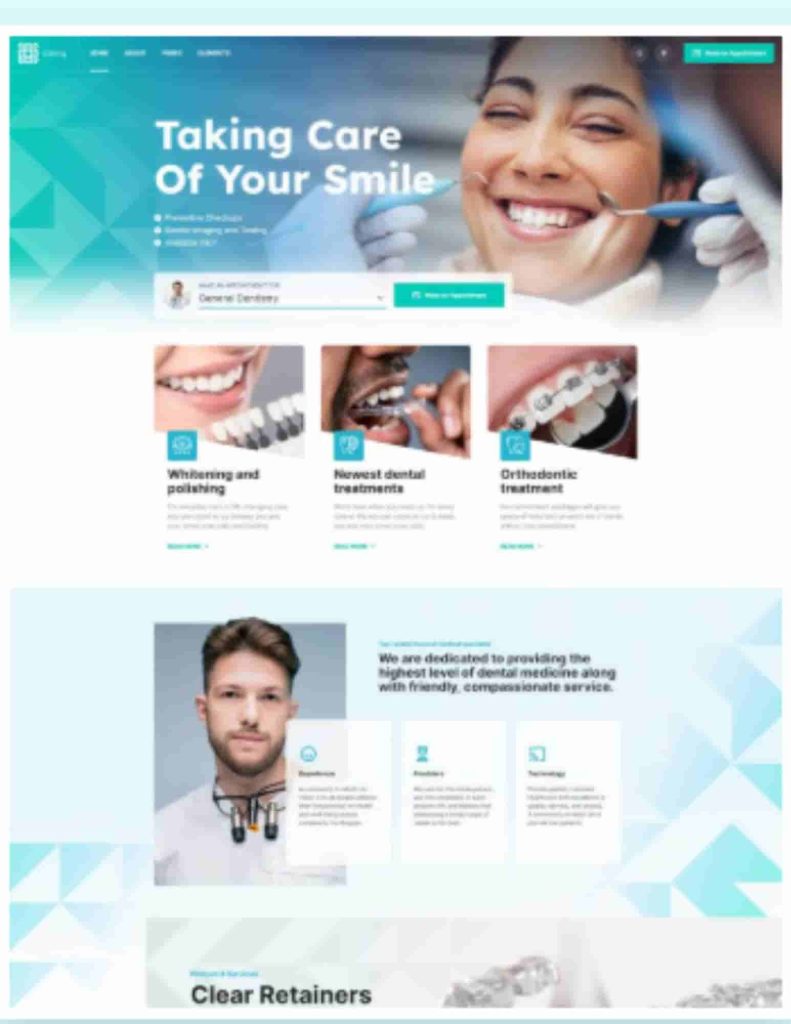 website design for doctors